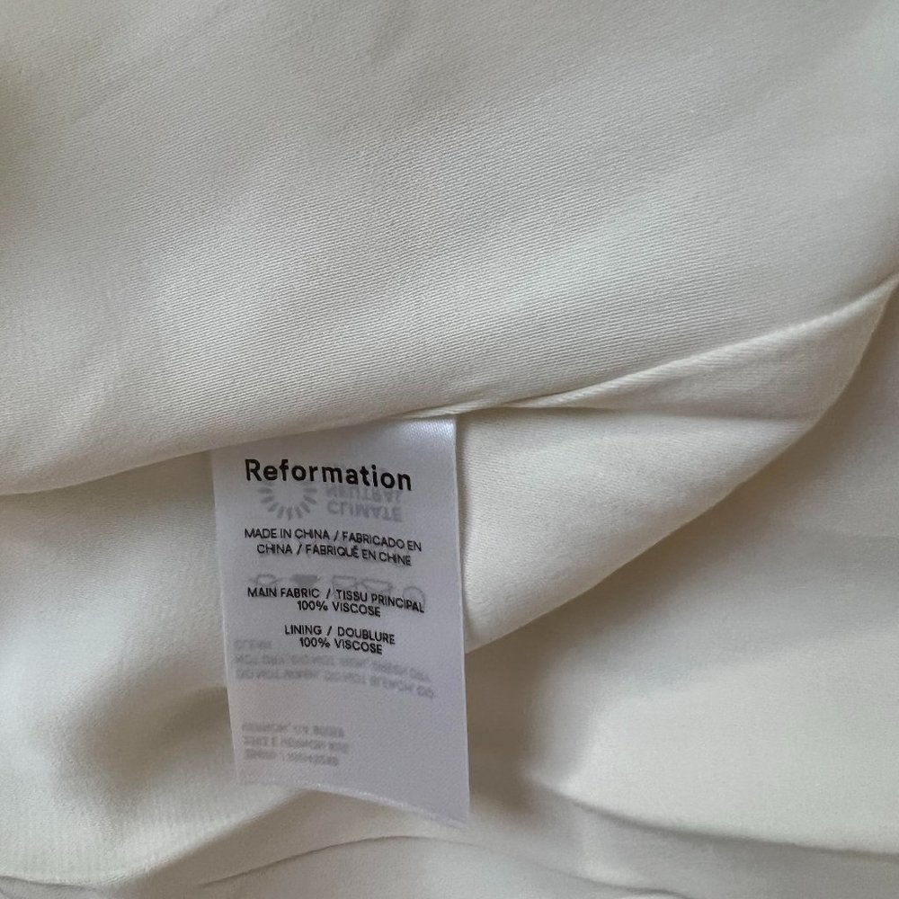 Reformation Bess Dress in Ivory - Picture 7 of 16